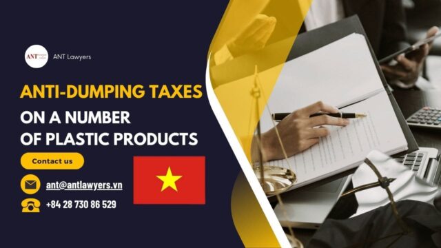 Anti-Dumping Taxes on a number of Plastic Products from China, Thailand, and Malaysia