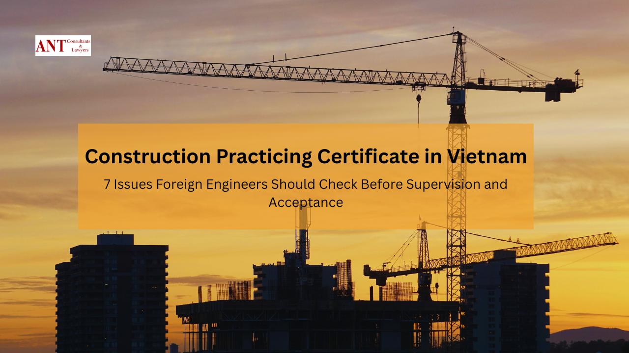 Construction Practicing Certificate in Vietnam