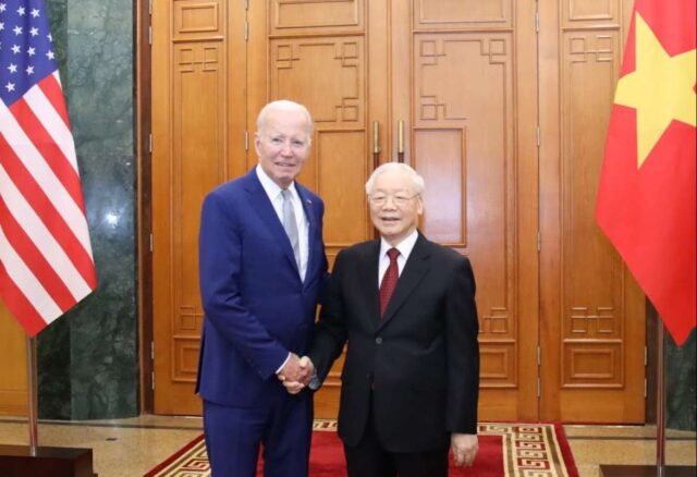 General Secretary Nguyen Phu Trong and President Joe Biden