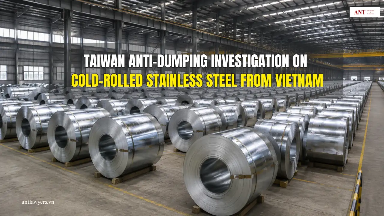 Taiwan Anti-Dumping Investigation on Cold-Rolled Stainless Steel from Vietnam